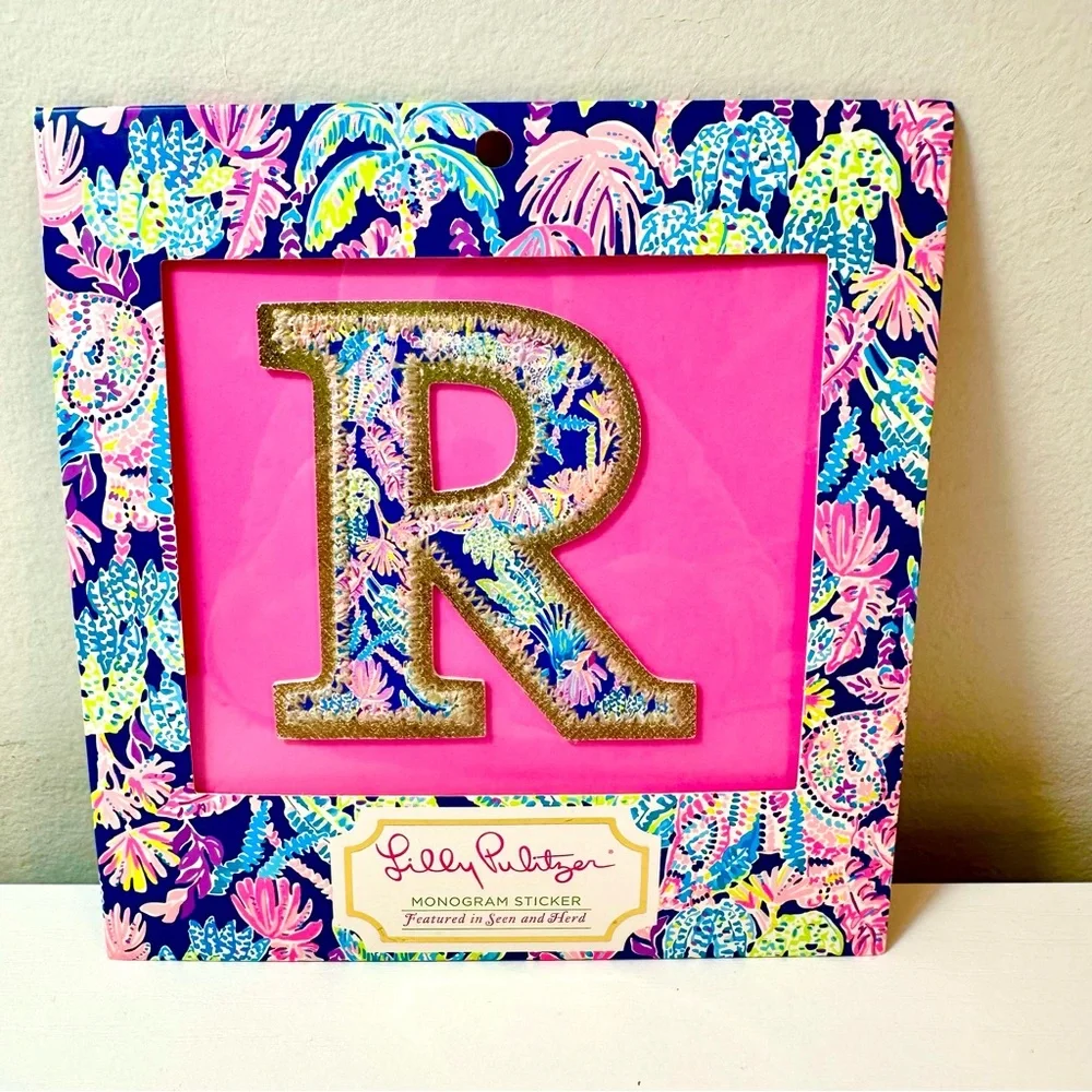 Lilly Pulitzer Monogram Sticker R - Picture 3 of 10